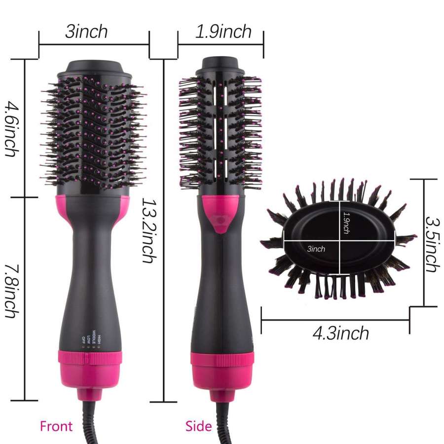 hot air comb hair dryer electronic comb hot wind hair dryer brush